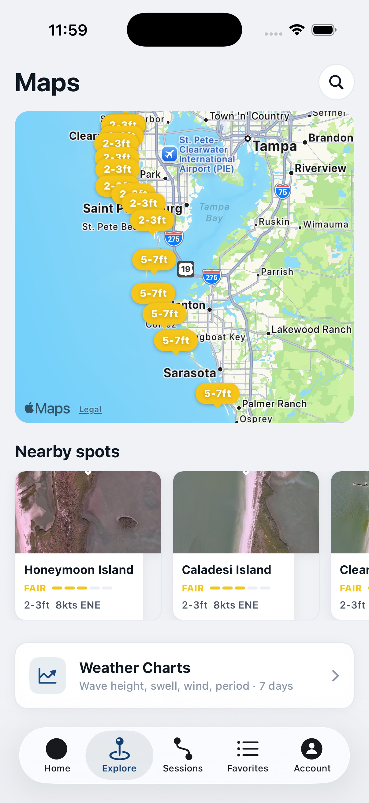ShoreBreak app preview